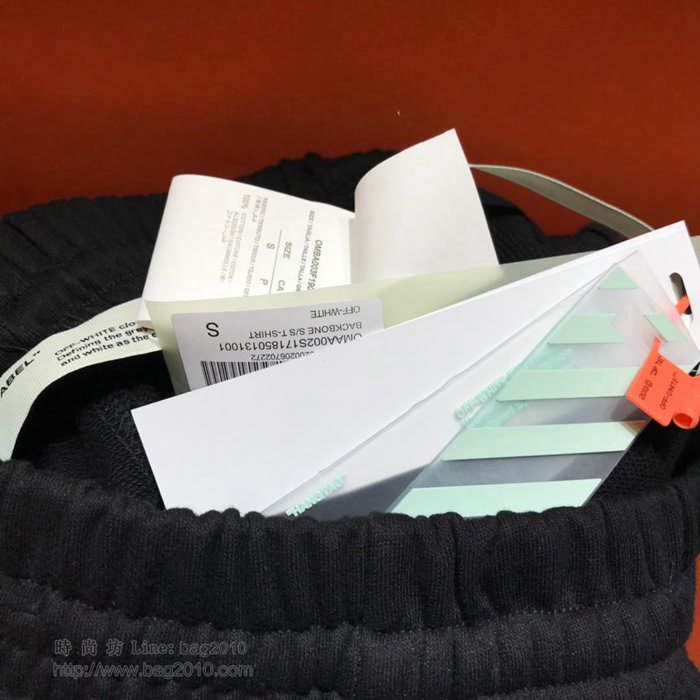 OffWhite男裝 19-20FW新款 最高品質 男士黑色休閒運動褲  tzy2266